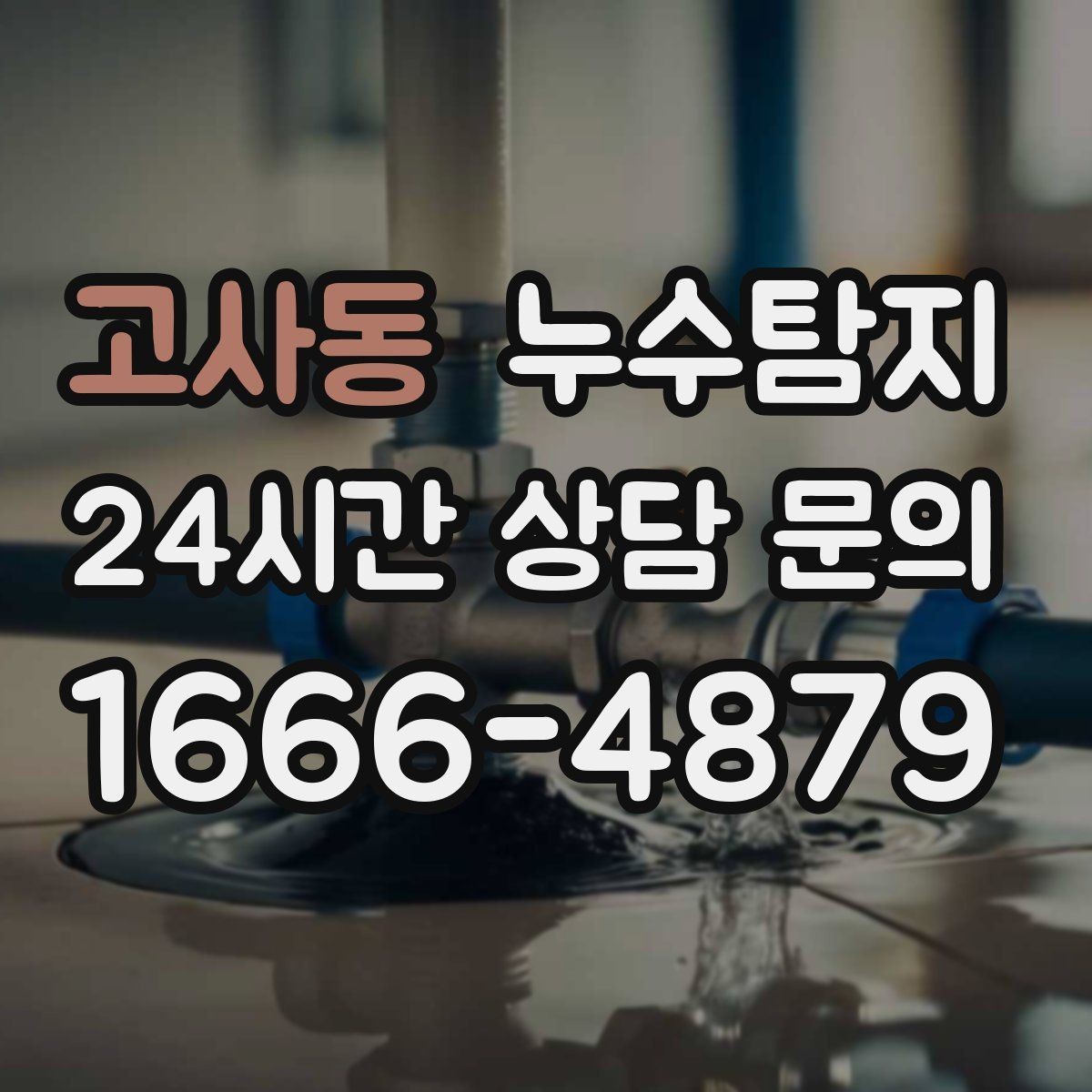 고사동 누수탐지 빠른 방문으로 막은 2차 피해