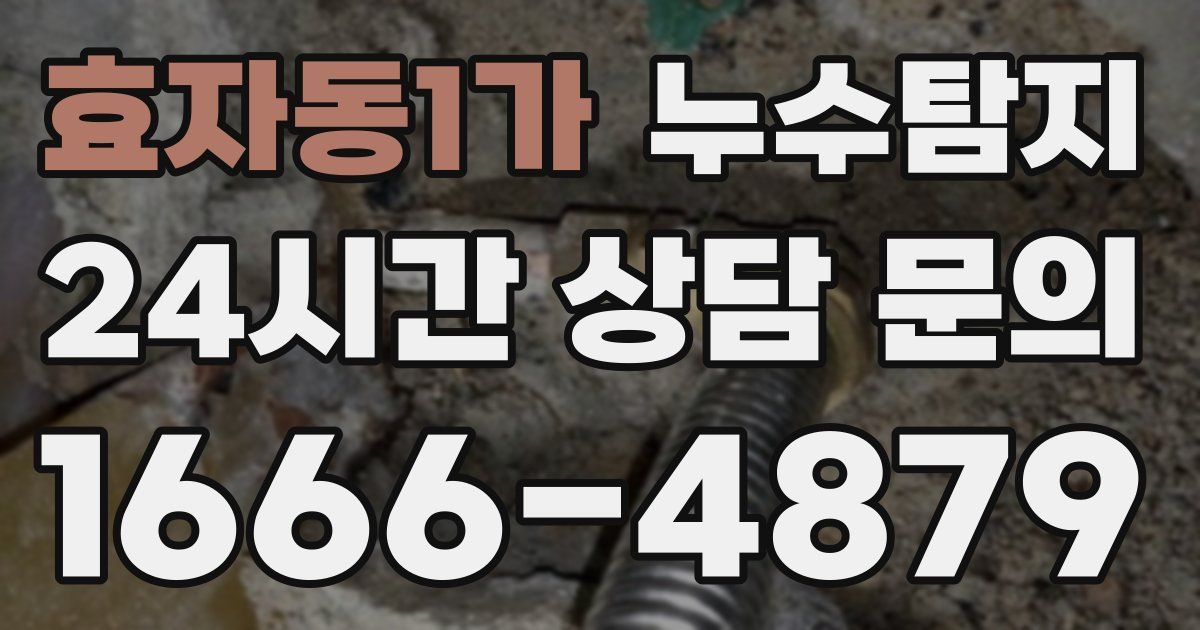 하수구막힘