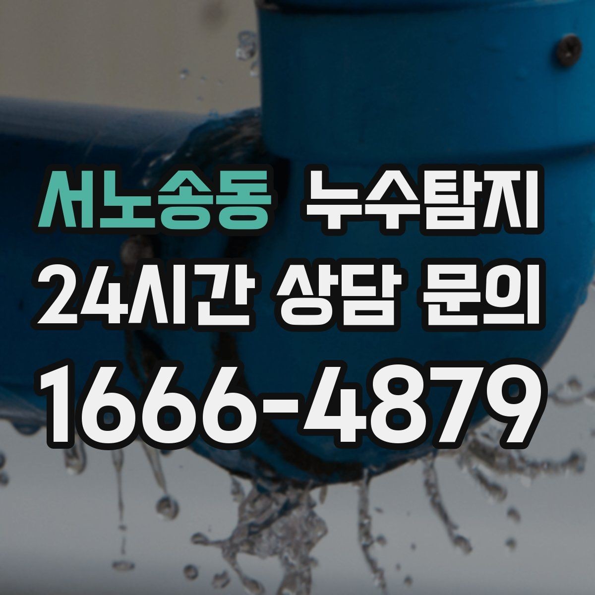 서노송동 누수탐지 내시경 점검으로 본 배관 상태