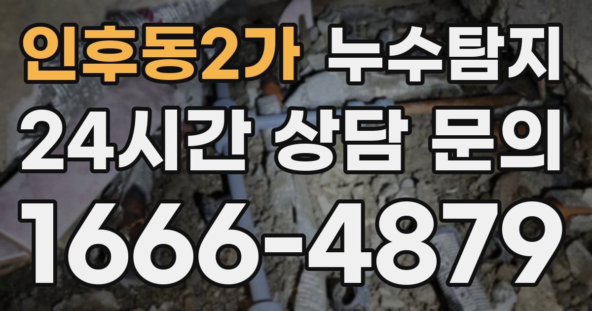 하수구막힘