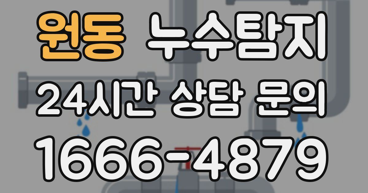 하수구막힘