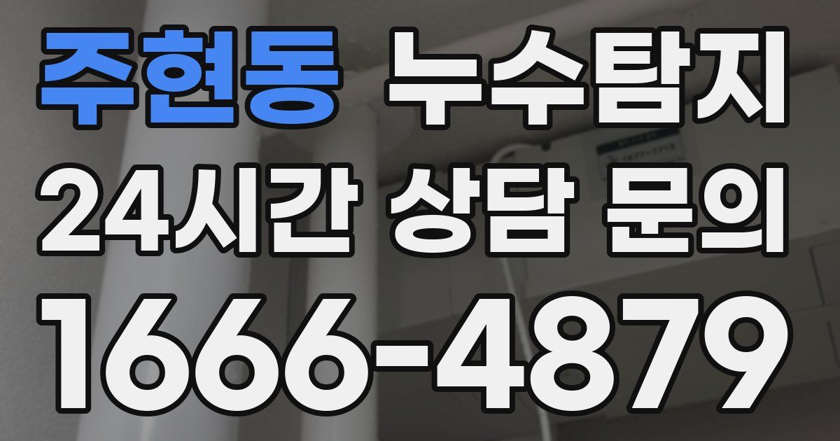 하수구막힘