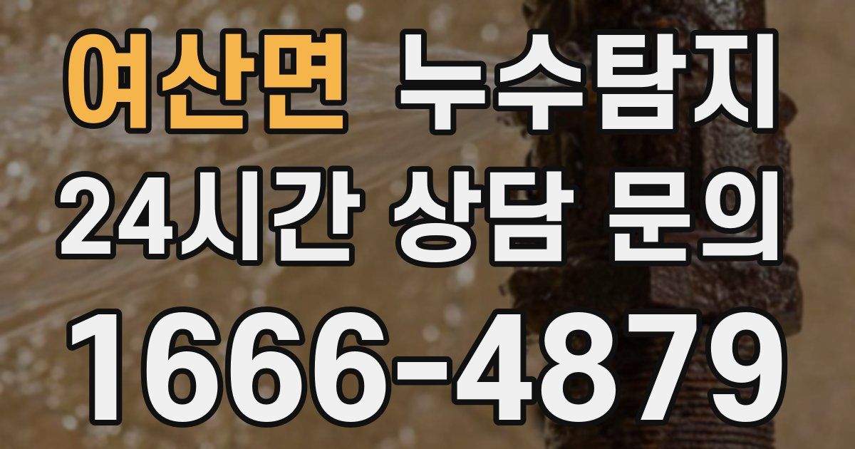 하수구막힘