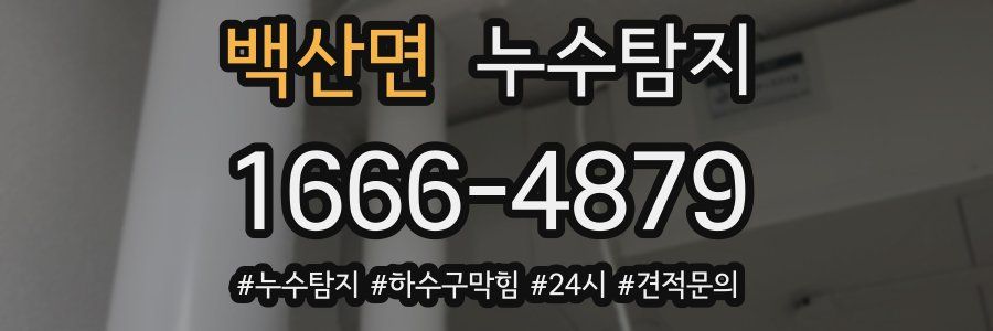 누수닥터 누수탐지