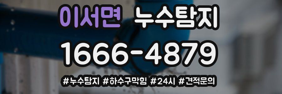 누수닥터 누수탐지