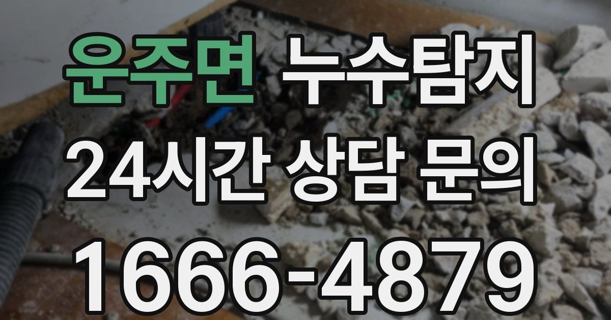 하수구막힘