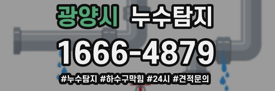 누수닥터 누수탐지