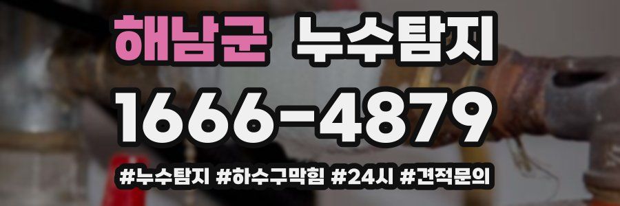 누수닥터 누수탐지