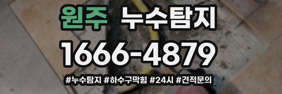 누수닥터 누수탐지