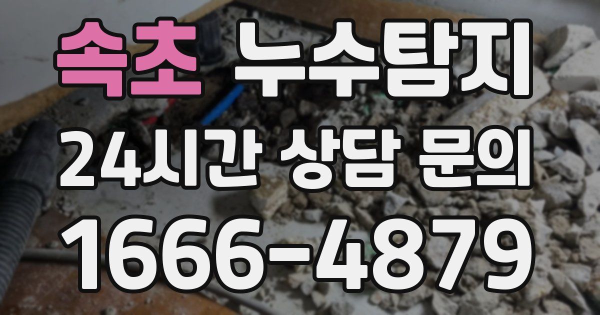 하수구막힘
