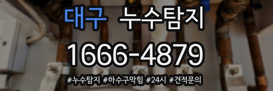 누수닥터 누수탐지