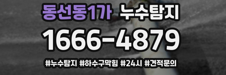 누수닥터 누수탐지