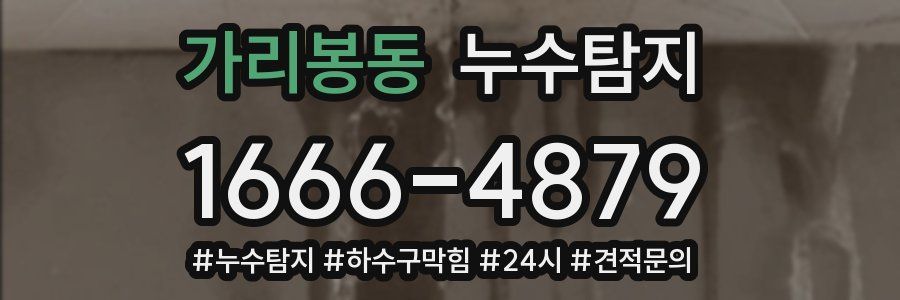 누수닥터 누수탐지