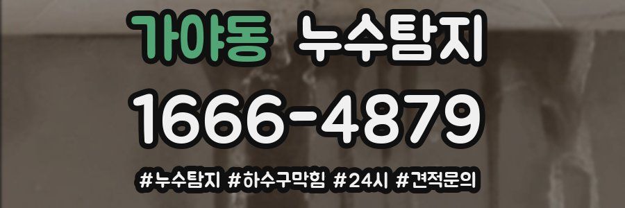 누수닥터 누수탐지