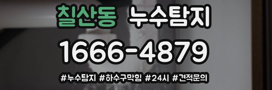 누수닥터 누수탐지