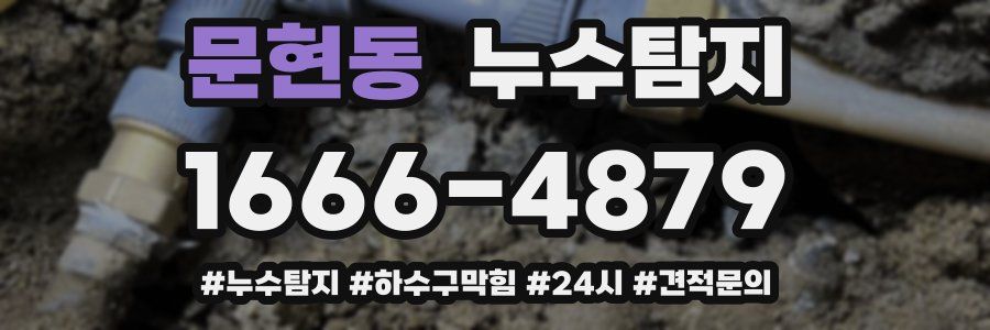 누수닥터 누수탐지