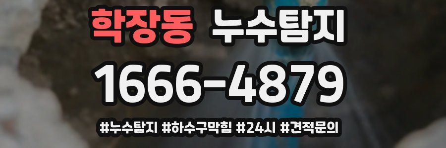 누수닥터 누수탐지