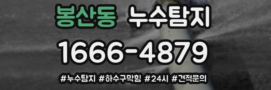 누수닥터 누수탐지