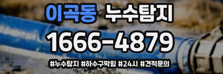 누수닥터 누수탐지
