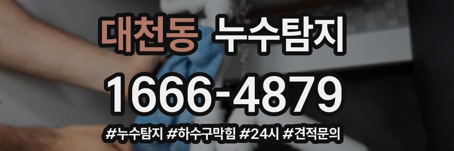 누수닥터 누수탐지