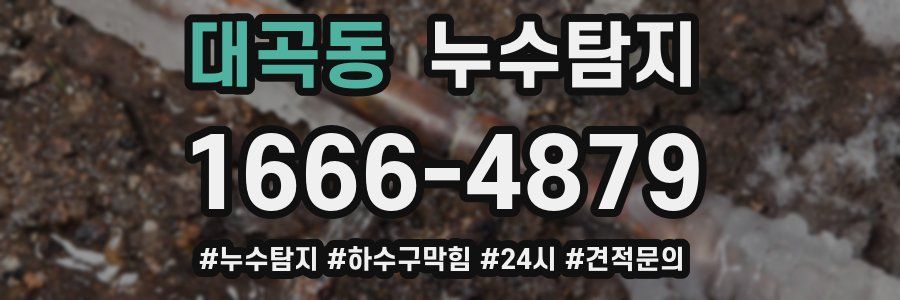누수닥터 누수탐지