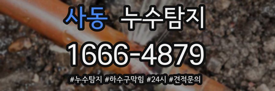 누수닥터 누수탐지