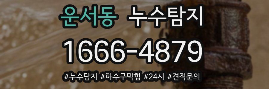 누수닥터 누수탐지