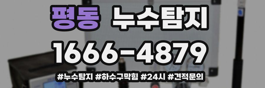 누수닥터 누수탐지