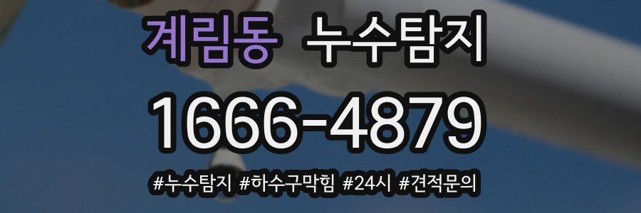 누수닥터 누수탐지