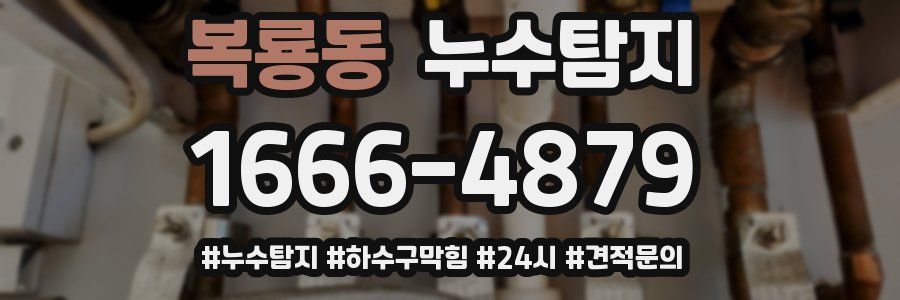 누수닥터 누수탐지