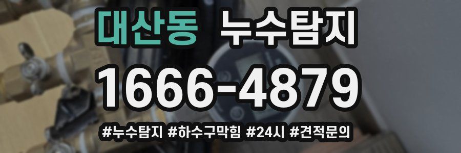 누수닥터 누수탐지