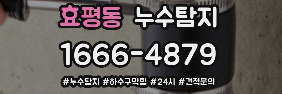 누수닥터 누수탐지