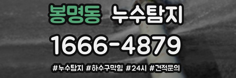 누수닥터 누수탐지