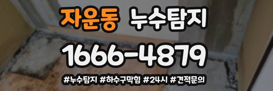 누수닥터 누수탐지