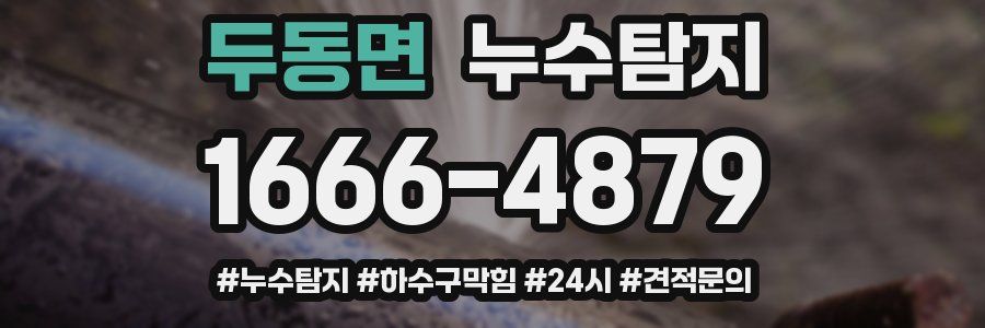누수닥터 누수탐지