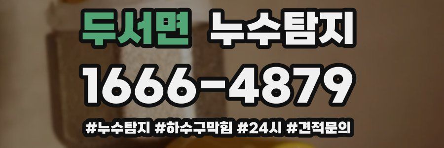 누수닥터 누수탐지