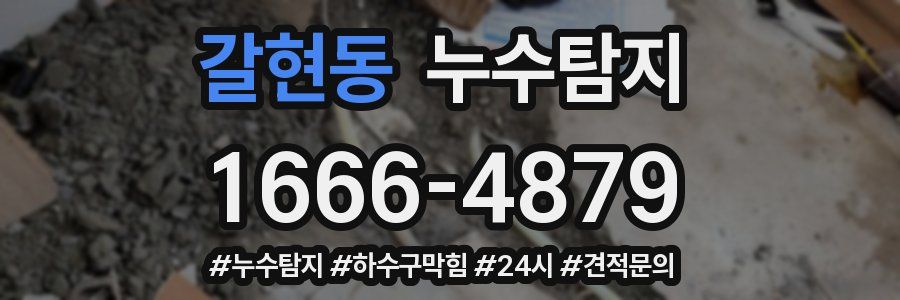 누수닥터 누수탐지