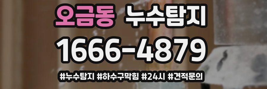 누수닥터 누수탐지