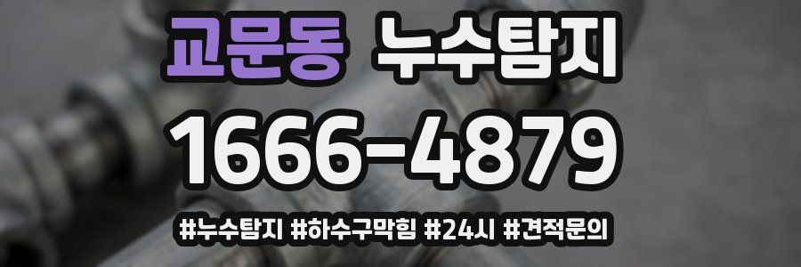 누수닥터 누수탐지