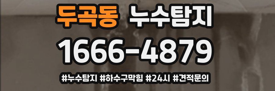 누수닥터 누수탐지