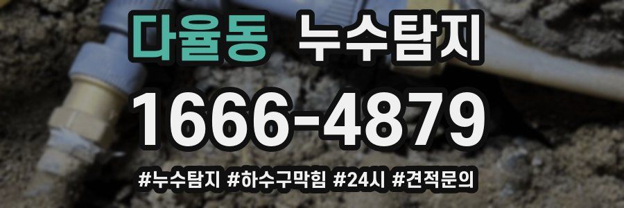누수닥터 누수탐지