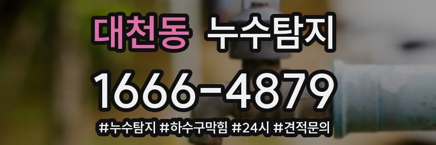 누수닥터 누수탐지