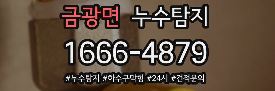 누수닥터 누수탐지