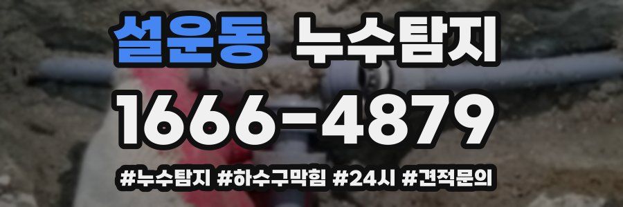 누수닥터 누수탐지