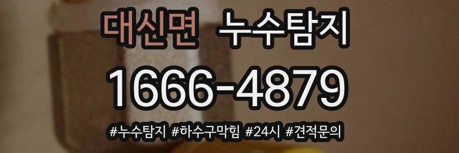 누수닥터 누수탐지