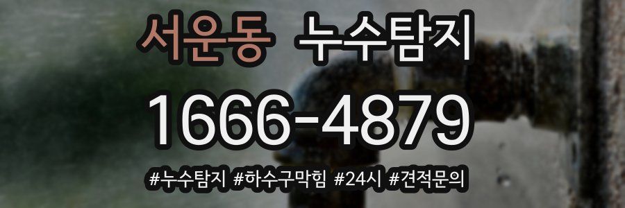 누수닥터 누수탐지