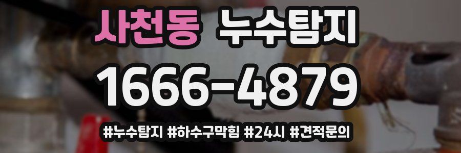 누수닥터 누수탐지
