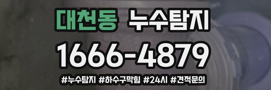 누수닥터 누수탐지