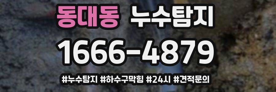 누수닥터 누수탐지