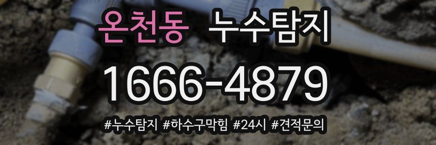 누수닥터 누수탐지